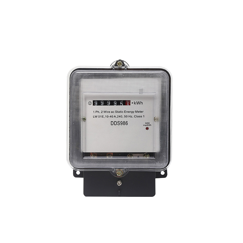 single phase electronic kWh meter with small size